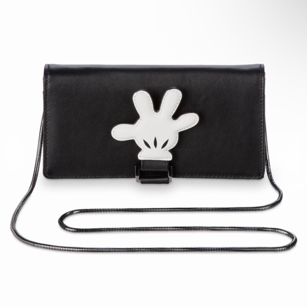 Disney Mickey Mouse Leather Crossbody Wallet Purse